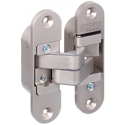 Скрытая дверная петля с 3D регулировкой цвет никель матовый левая - артикул 927.32.006